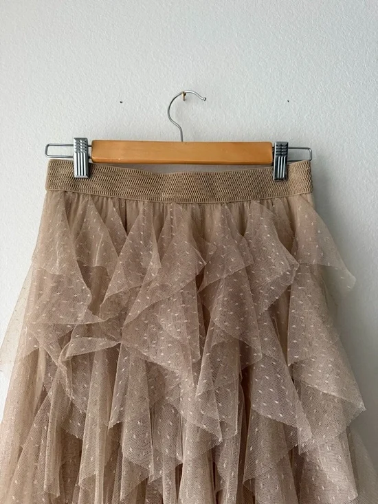 The Chéri Ruffled Tulle
Midi Skirt by Anthropologie - Picture 2 of 7